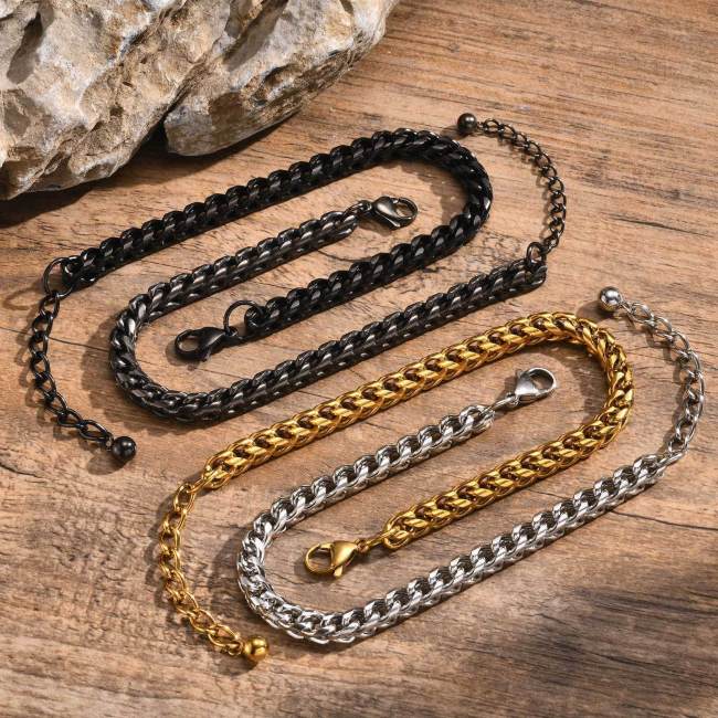 Wholesale Stainless Steel Keel Link Bracelet