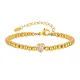 Wholesale Stainless Steel Beads Copper Heart Bracelet