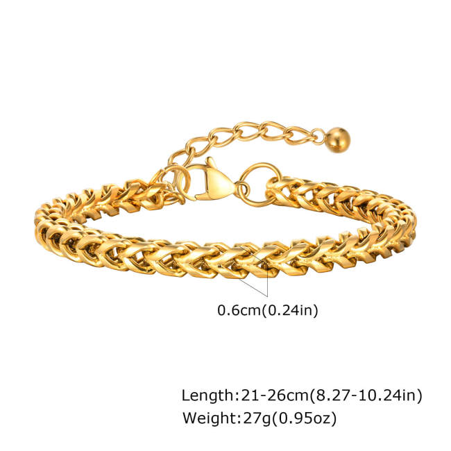 Wholesale Stainless Steel Keel Link Bracelet