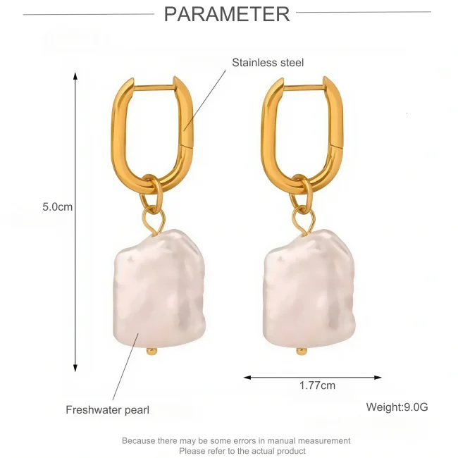 Wholesale Irregular Pearl Earrings