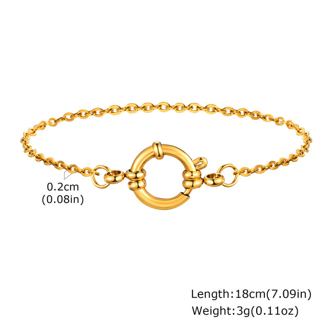 Wholesale Stainless Steel Simple Fashion Bracelet