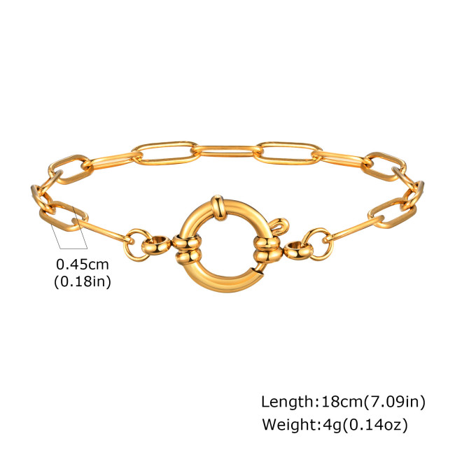 Wholesale Stainless Steel Simple Fashion Bracelet