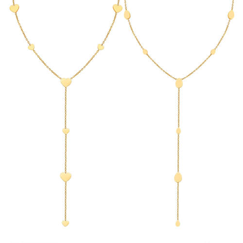 Wholesale Stainless Steel Long Fashion Necklace