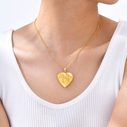 Wholesale Stainless Steel Love Photo Frame Pendant