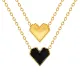 Wholesale Stainless Steel Heart Gold Necklace
