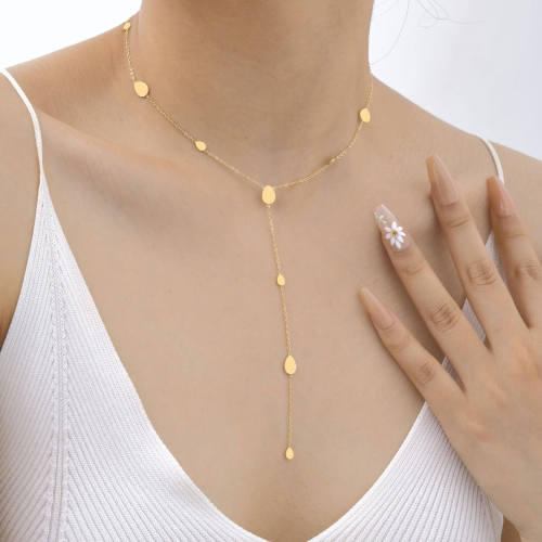 Wholesale Stainless Steel Long Fashion Necklace
