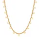 Wholesale Stainless Steel Sun Gold Necklace