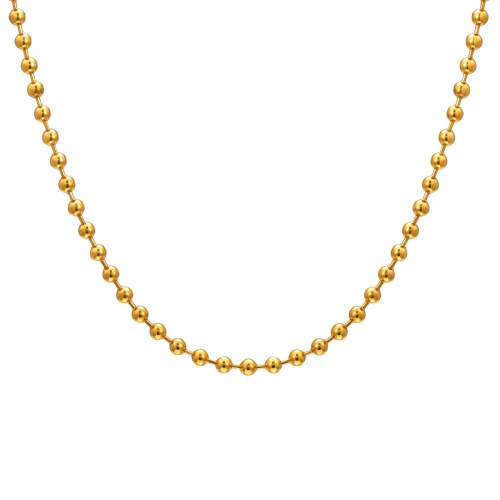 Wholesale Stainless Steel Bead Chain Necklace
