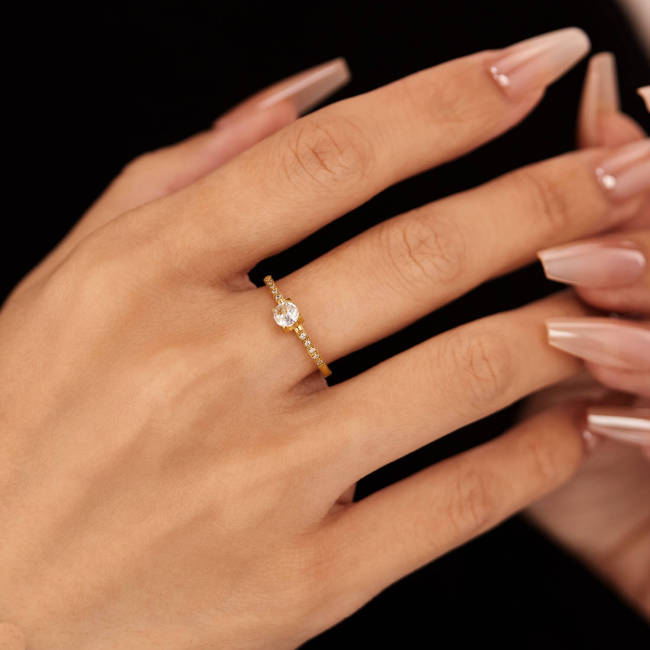 Wholesale Stainless Steel with Zirconia Ring
