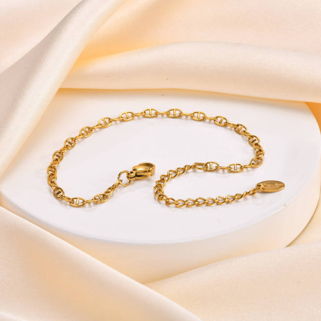 Wholesale Stainless Steel Gold Bracelet