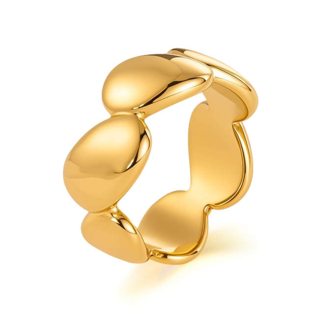 Wholesale Women's Stainless Steel Simple Ring