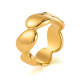 Wholesale Women's Stainless Steel Simple Ring