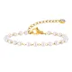 Wholesale Stainless Steel Imitation Pearl Bead Bracelet