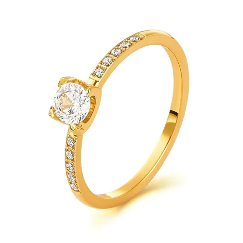 Wholesale Stainless Steel with Zirconia Ring