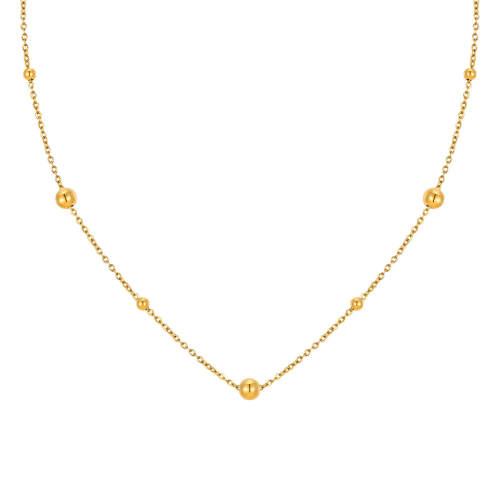 Wholesale Stainless Steel Chain Beads Necklace