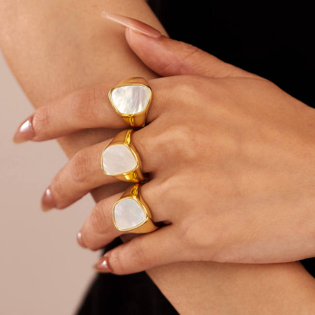 Wholesale Stainless Steel Shell Rings