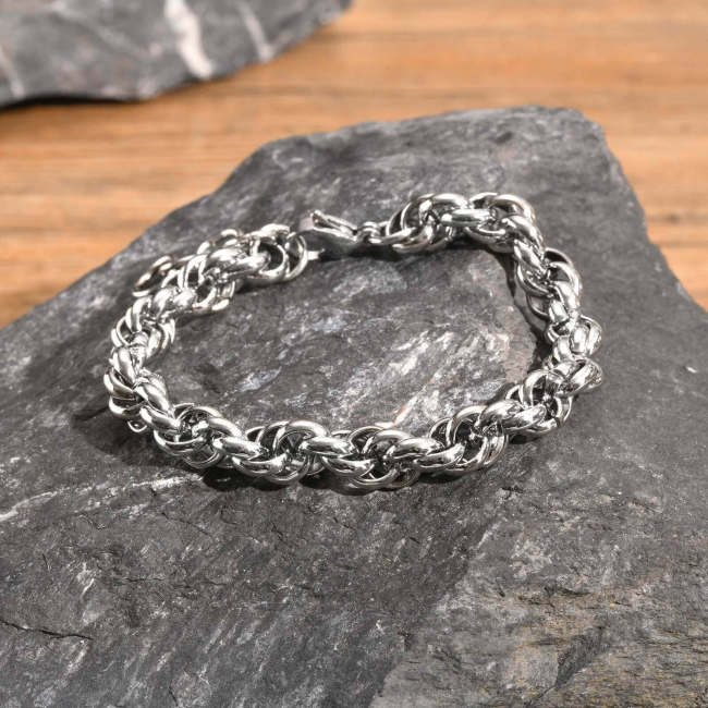 Wholesale Stainless Steel Twist Chunky Bracelet