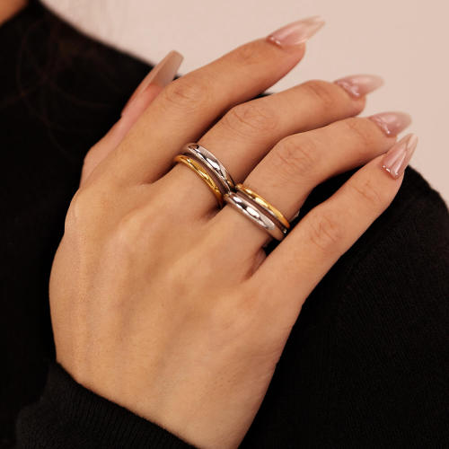 Wholesale Stainless Steel Niche Fashion Rings