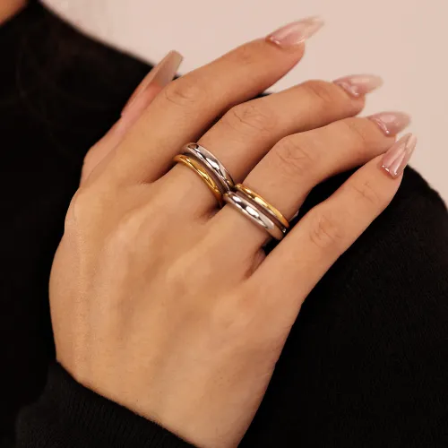 Wholesale Stainless Steel Niche Fashion Rings
