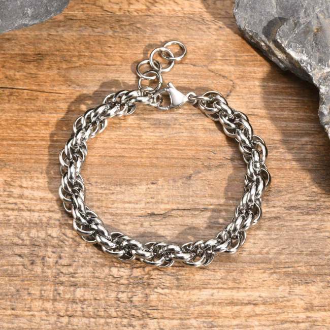 Wholesale Stainless Steel Twist Chunky Bracelet