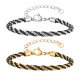 Wholesale Stainless Steel Braided Rope Twist Bracelet