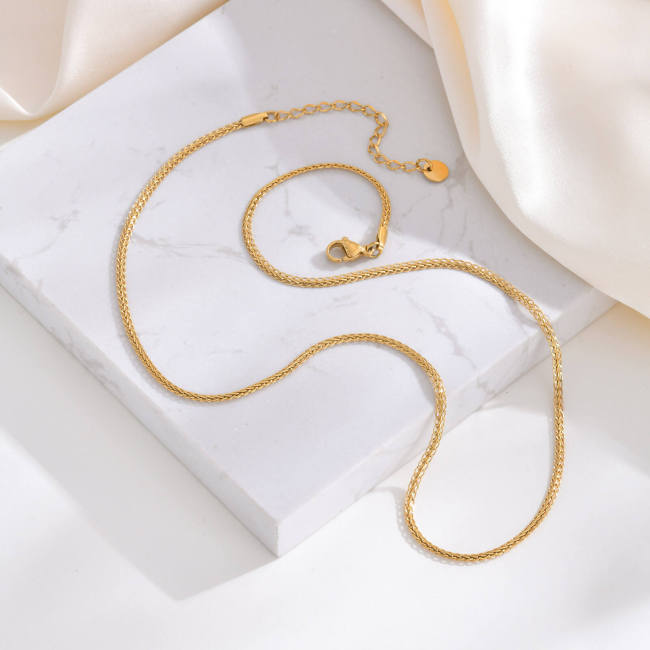 Wholesale Stainless Steel Braided Handmade Chain