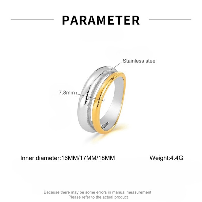 Wholesale Stainless Steel Niche Fashion Rings