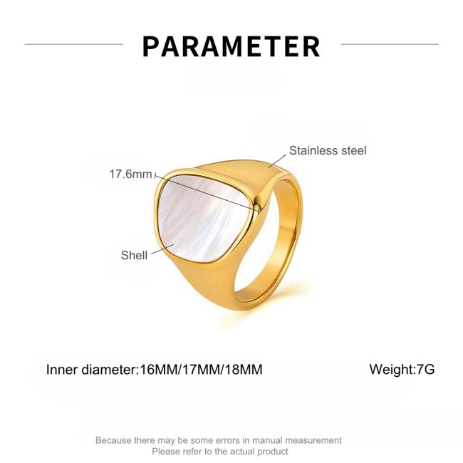 Wholesale Stainless Steel Shell Rings