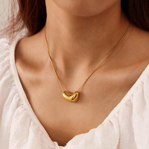 Wholesale Stainless Steel Love Heart Necklace