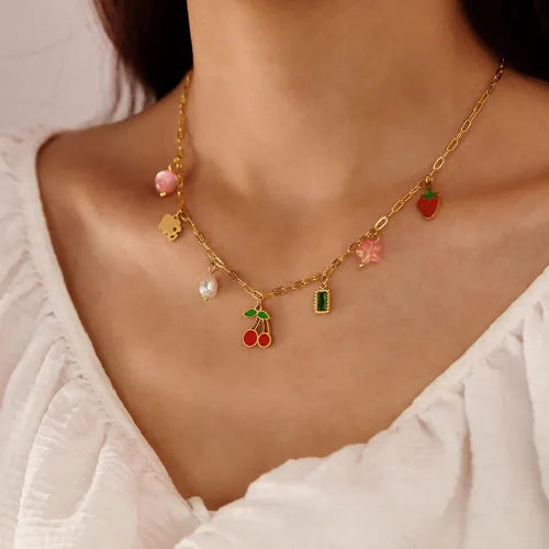 Wholesale Stainless Steel Multi-Element Necklace