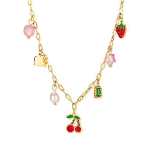 Wholesale Stainless Steel Multi-Element Necklace