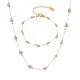 Wholesale Freshwater Pearl Steel Necklace Bracelet
