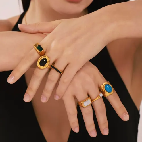 Wholesale Ins Style Stainless Steel Rings
