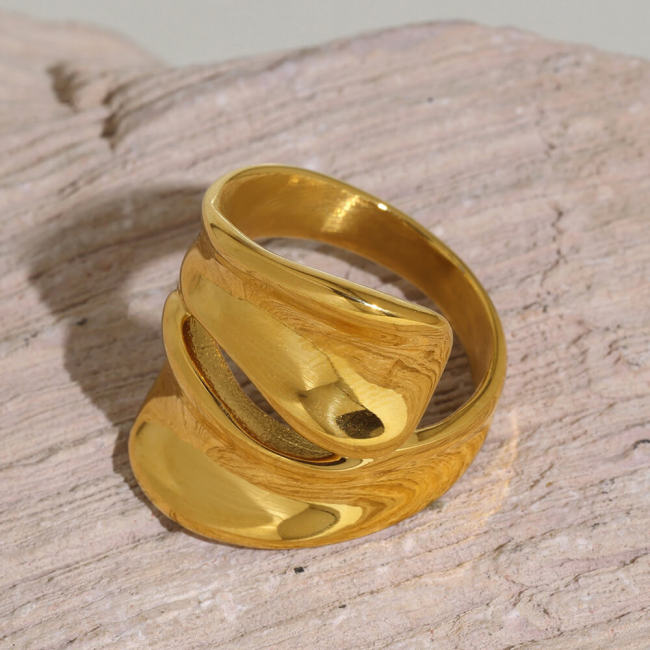 Wholesale Stainless Steel Irregular Rings