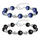 Wholesale Stainless Steel Lapis Lazuli Agate Bracelet