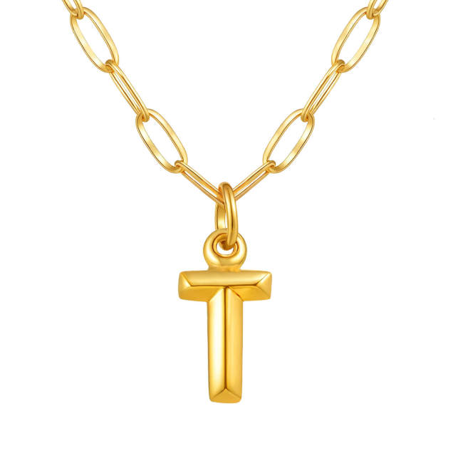 Wholesale Stainless Steel Monogram Necklace