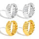 Wholesale Copper twisted U-shaped Earrings