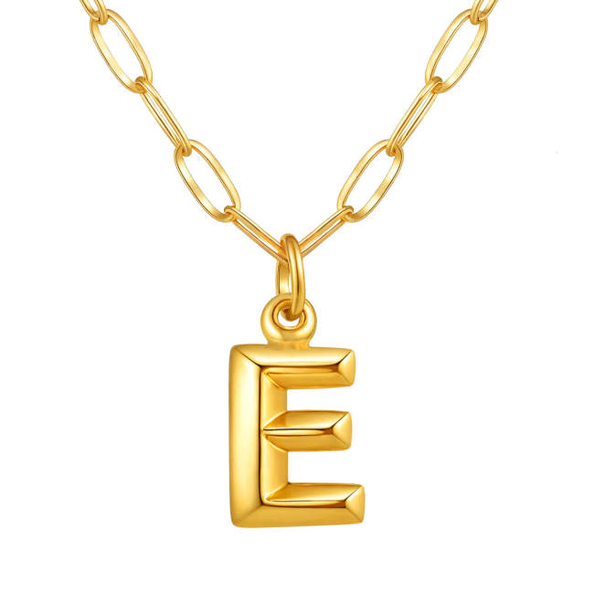 Wholesale Stainless Steel Monogram Necklace