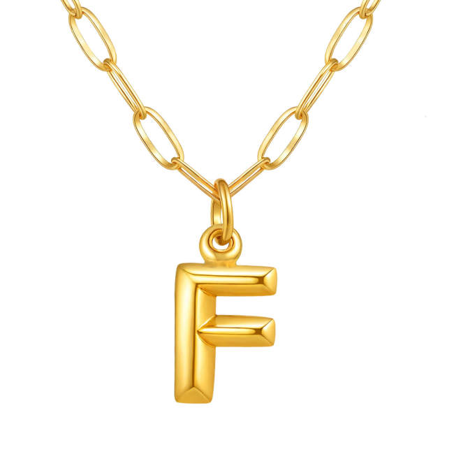 Wholesale Stainless Steel Monogram Necklace