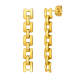 Wholesale Stainless Steel Strap Chain Earrings