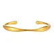 Wholesale Stainless Steel Irregular Open Bangle