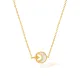Wholesale Stainless Steel Shell Moon Necklace