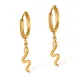 Wholesale Stainless Steel Snake Earrings