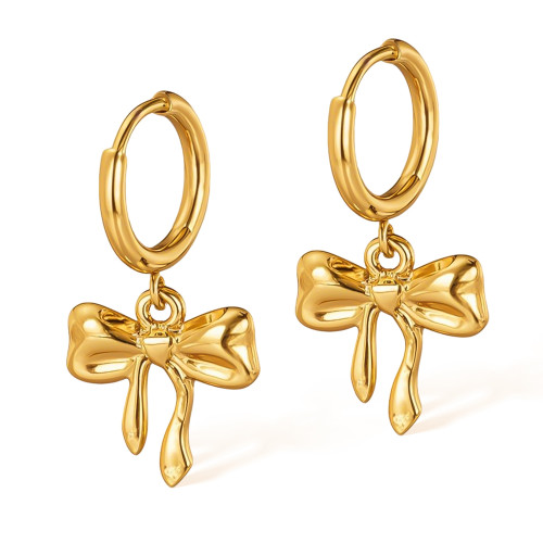 Wholesale Stainless Steel Bow Earrings
