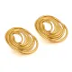Wholesale Stainless Steel Spiral Circle Earrings