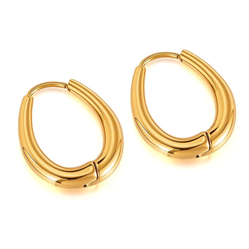 Wholesale Stainless Steel Gold Plated Earring