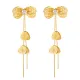 Wholesale Stainless Steel Butterfly Tassel Earrings