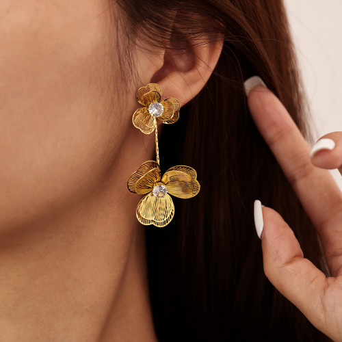 Wholesale Stainless Steel French Style Earrings