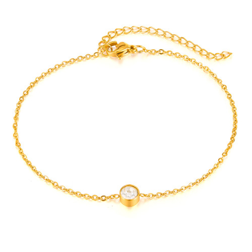 Wholesale Stainless Steel Minimalist Anklet