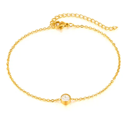 Wholesale Stainless Steel Minimalist Anklet